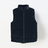 Z.A.R.A IMPORTED LUXURY HANDWOVEN GILLET RAW (NAVY BLUE)